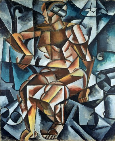 Seated Figure by Lyubov Sergeevna Popova